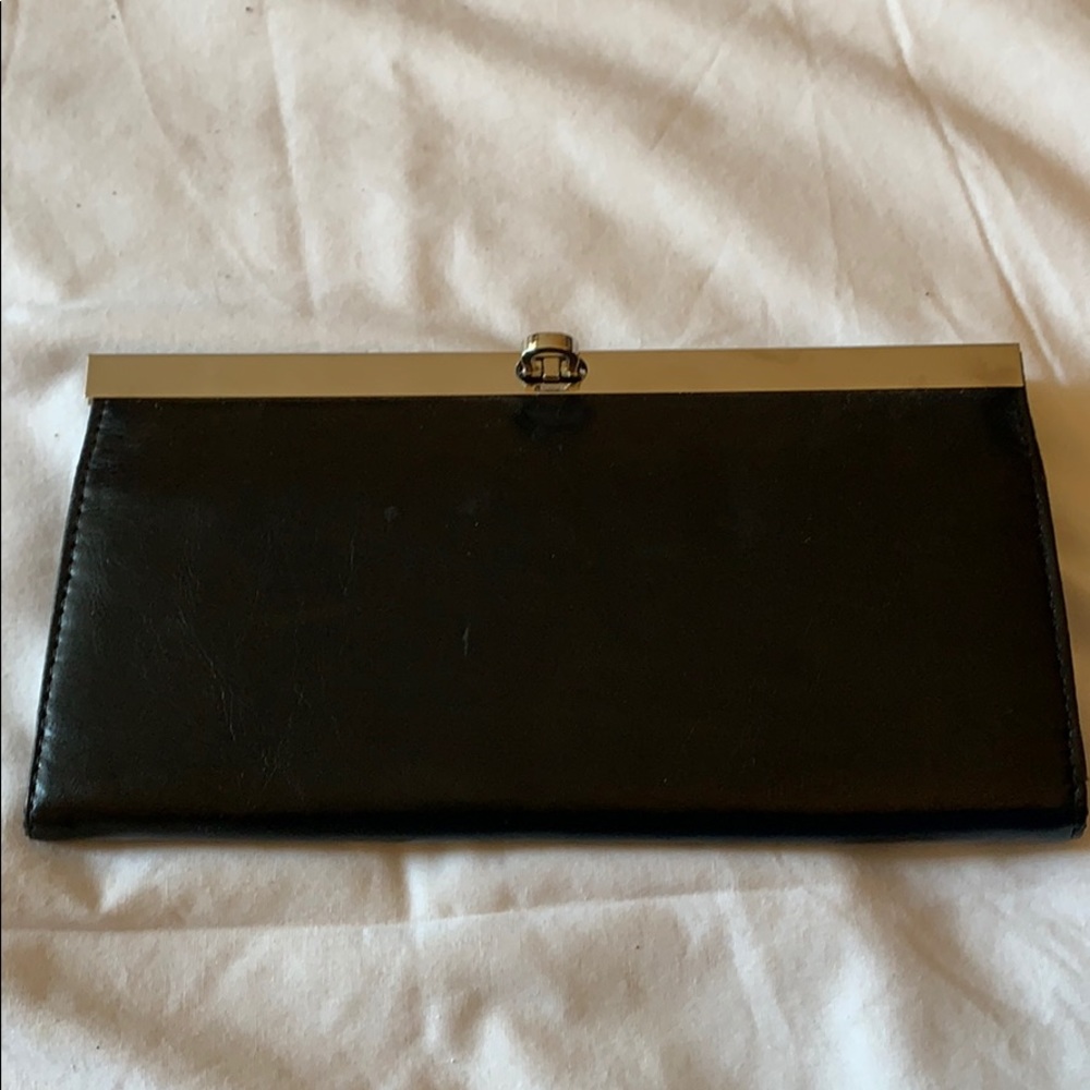 Leather evening wallet